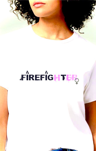 FirefigHtER Round Neck T-Shirt